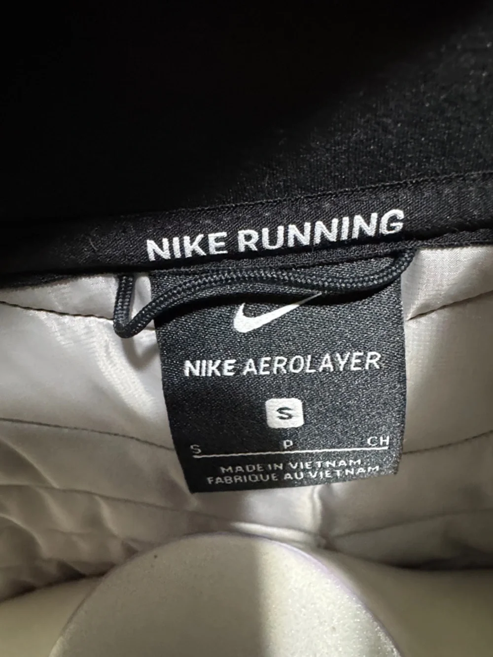 Nike Black Quilted Sleeveless Performance Vest
